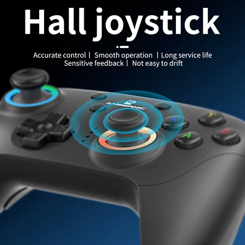 Imagen 2 del producto ANBERNIC RG P01 controlador de juegos Retro Bluetooth inalámbrico con cable Gamepad efecto Hall Joystick/disparador Hall Joystick para PC Steam