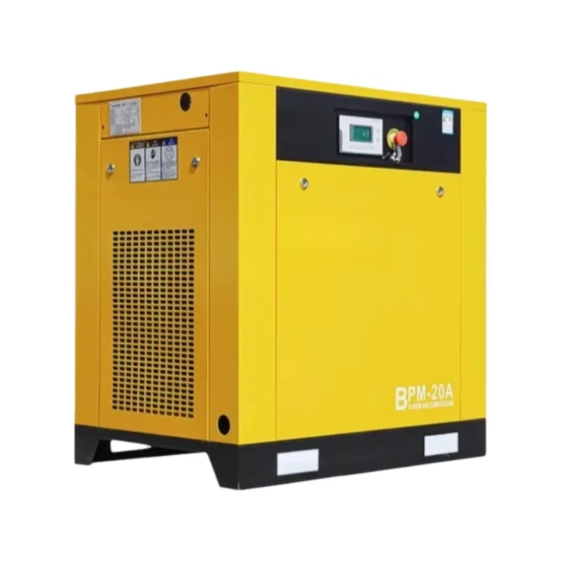 Deposit Permanent Magnet Integrated Variable Frequency Air Compressor Belt Drive Screw Compressor