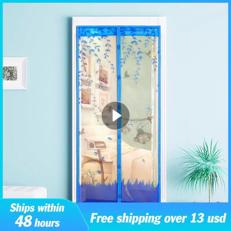 

Mosquito Net Easy-to-install Automatic Closing Anti-bug Protection Tool-free Installation High-quality Screen Door Curtain