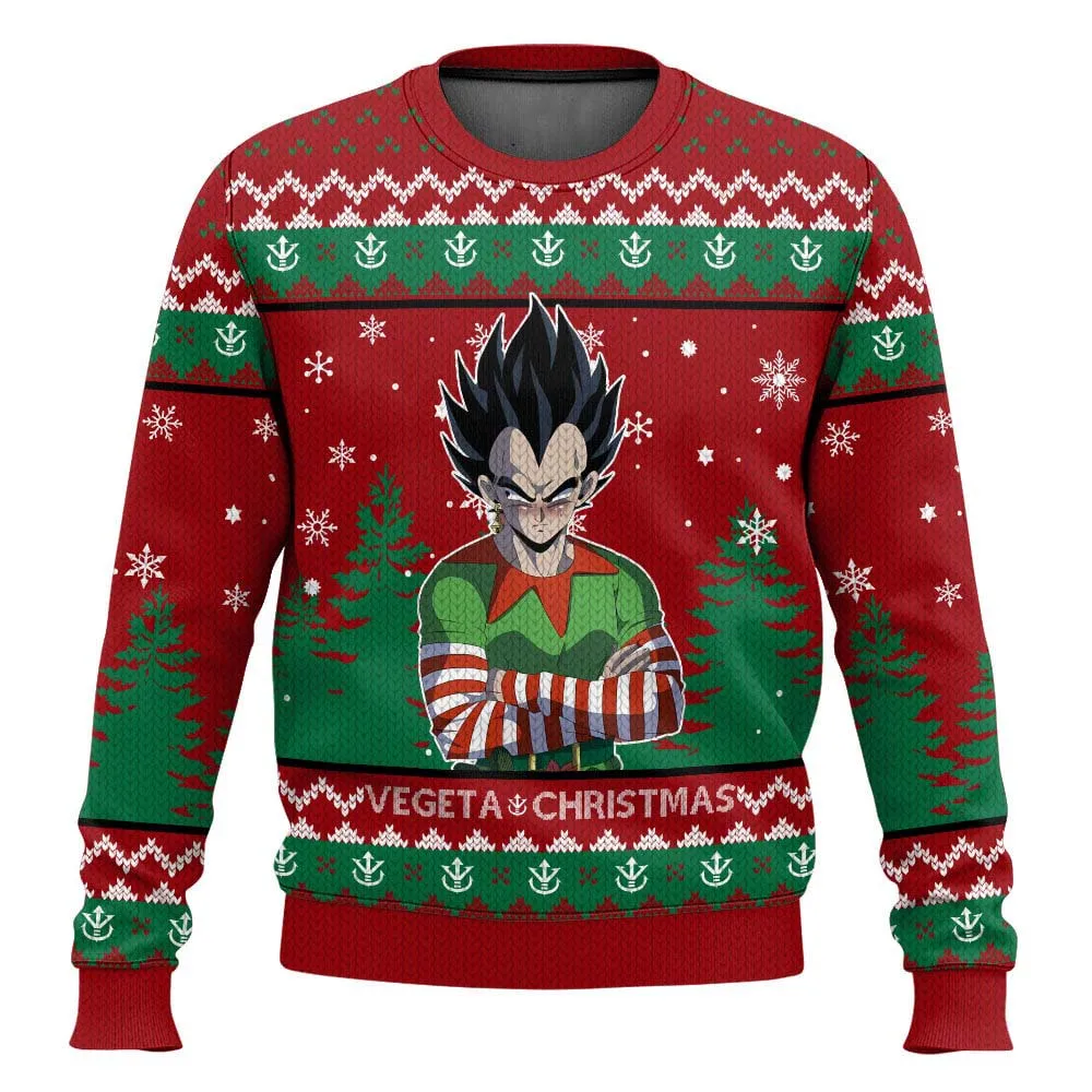 التنين الكرة فيغيتا قزم زي الكبار احتفالي قبيح السترة عيد الميلاد طباعة الشتاء عطلة أزياء الطفل أعلى للفتيات والفتيان #1