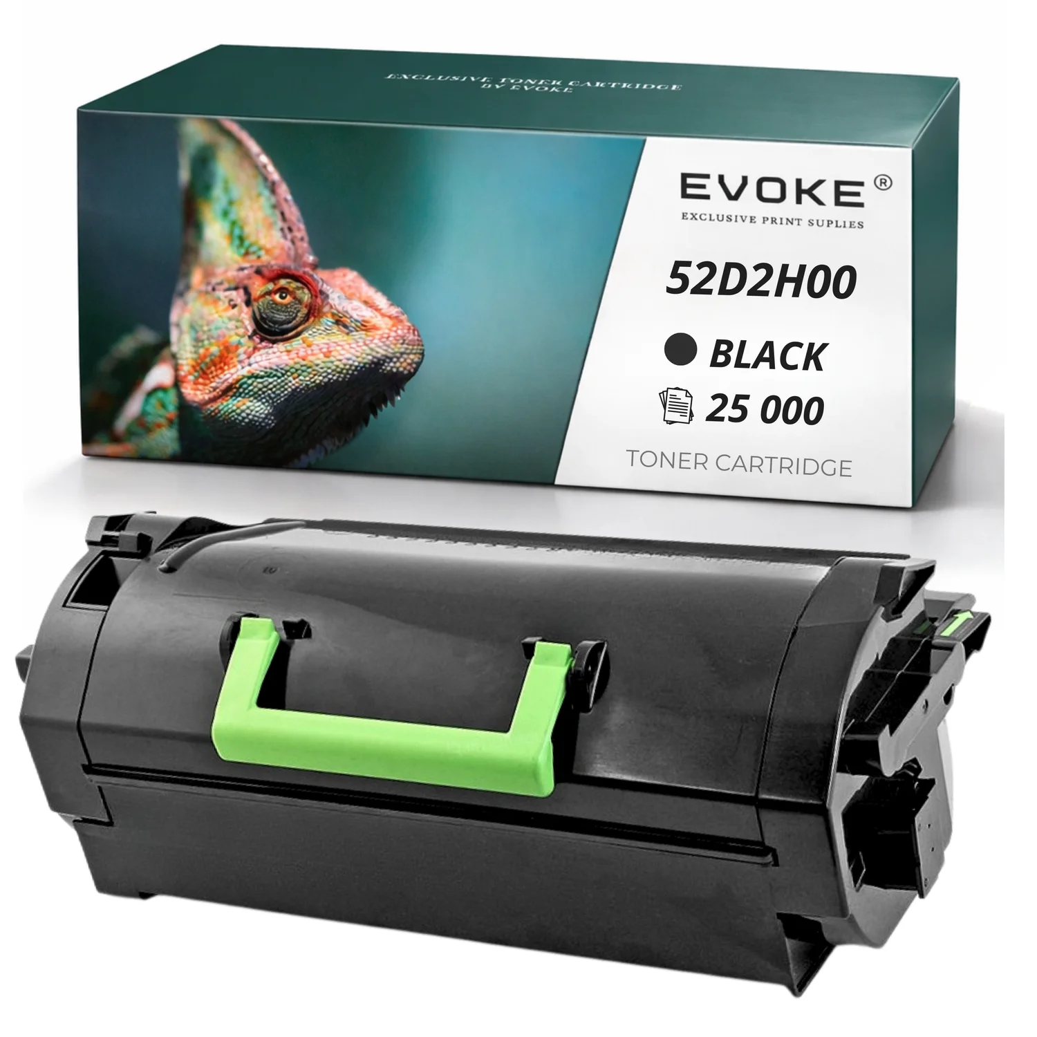 Evoke compatibele toner voor Lexmark 52D2H00 522H Zwart 25000 pagina's Ms810De Ms810Dn Ms810Dtn Ms810N Ms811Dn