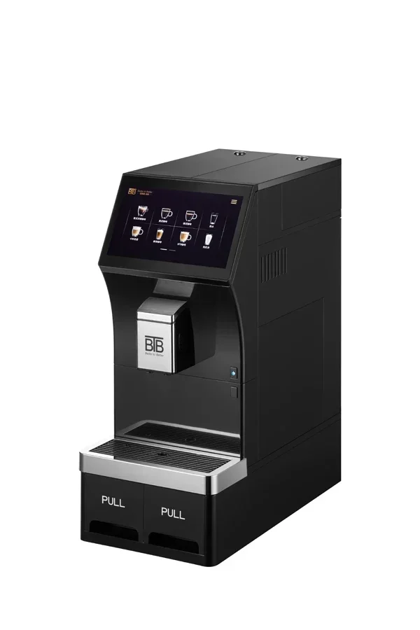 Espresso inteligente automático MachineBTB-102, sistema de controle touch screen, eletrônico, comercial, melhor vendedor