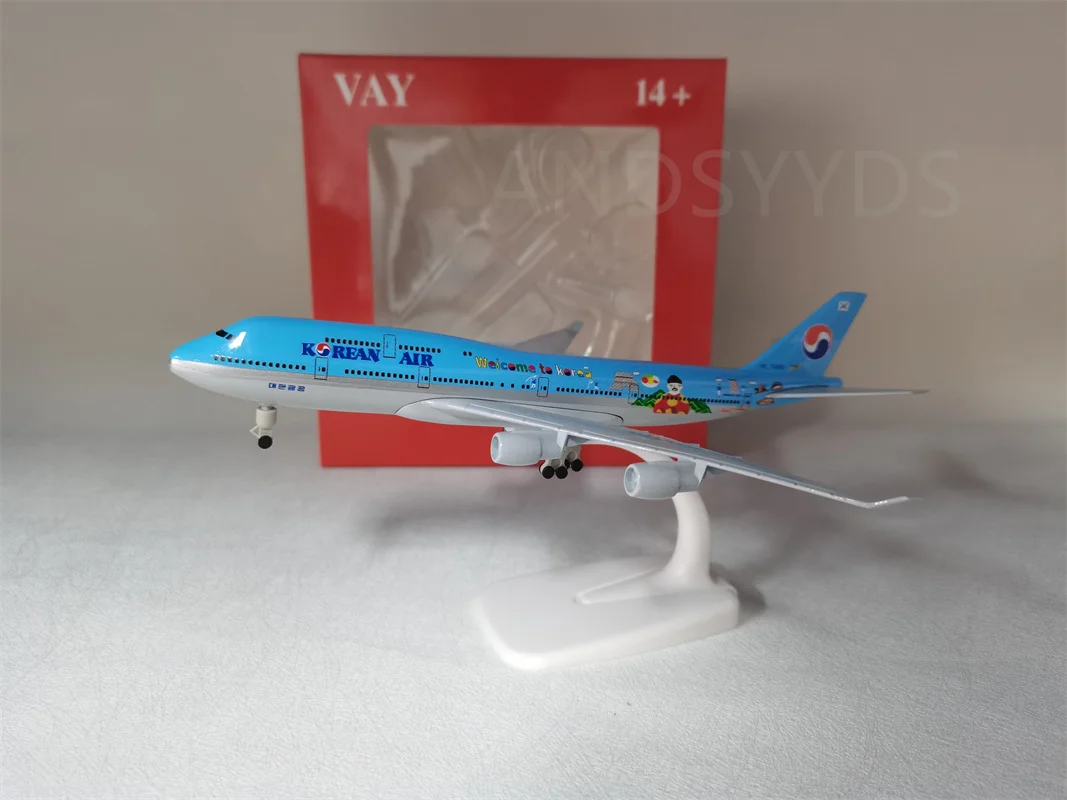 

Scale Airplanes 20cm B747 Model Plane Model for Korean Painting Machine 747 Aircraft Model Diecast Metal Airplanes Plane