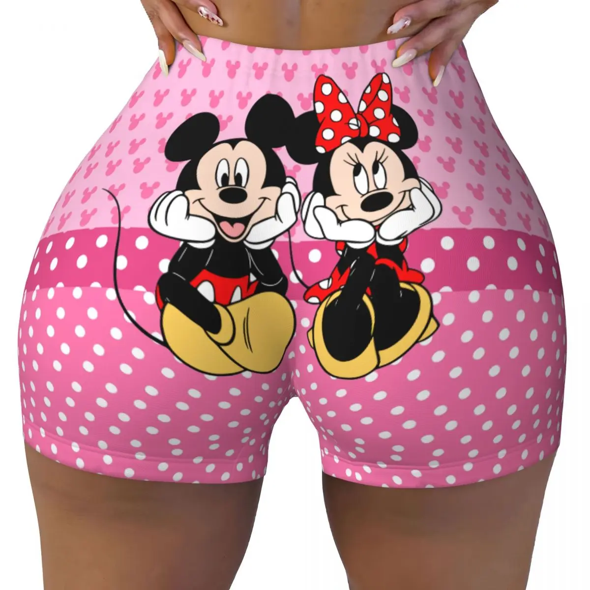 

Custom Minnie Manga Hot Comics Workout Running Volleyball Shorts Women Anime Gym Yoga Shorts