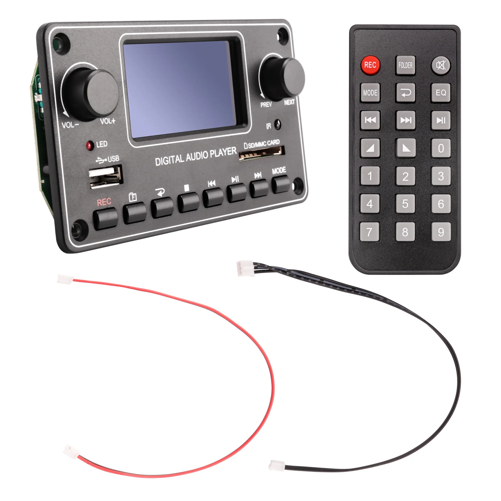 DT23 TDM157 MP3 Player Board, High Quality Digital Audio Player Module USB for SD BT with Remote