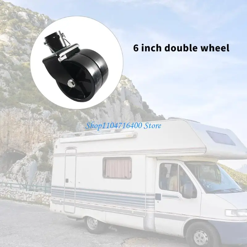 y1gd Easy Steering 6 Inch Rotating Wheel for Trailers Marine Environment Use