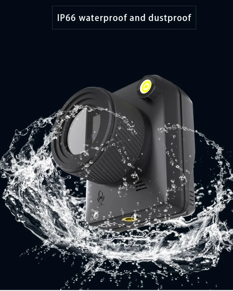 Portable Time Lapse Camera TL3000 Screen 90° Rotation Low-light Full Color 2.0"Display 4K Video Built-in 3000mAh Battery