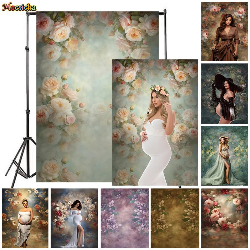 

Mocsicka Abstract Floral Texture Photography Background Newborn Adult Maternity Backdrop Kid Portrait Wedding Studio Prop