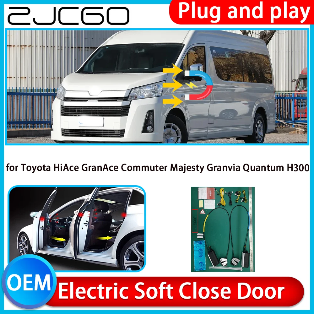 

for Toyota HiAce GranAce Commuter Majesty Granvia Quantum H300 Soft Close Kit Door Power Latch Electric Door Catch Soft Closing