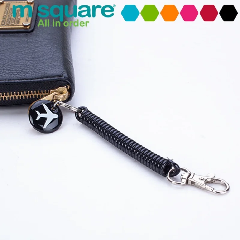 M Square - Antitheft Women Wallet Strap Lanyard for Keys Key Ring Travel Accessories Women Traveling