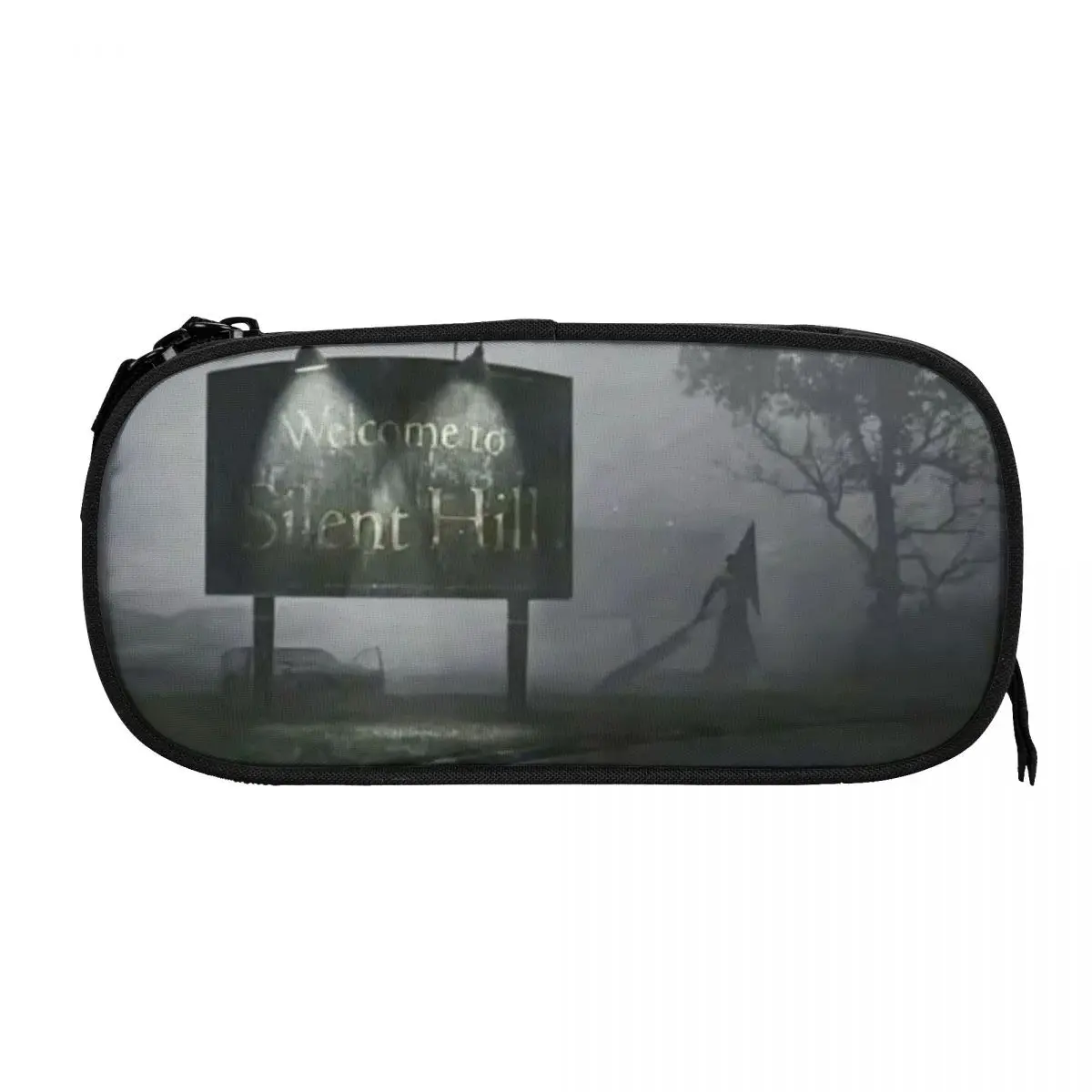 サイレントヒルへようこそ 学生用鉛筆ケース ギフト ペンボックス 鉛筆バッグ 大容量鉛筆ポーチ ペンホルダー