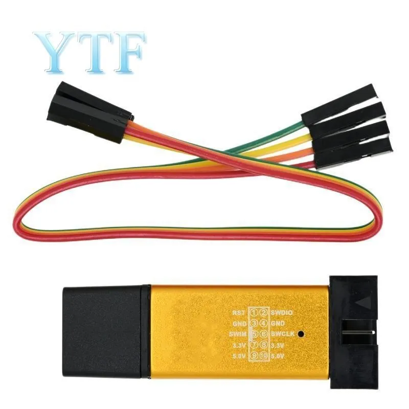 Programowanie Stlink Link V2 Mini STM8 STM32 symulator do pobrania z kablem DuPont