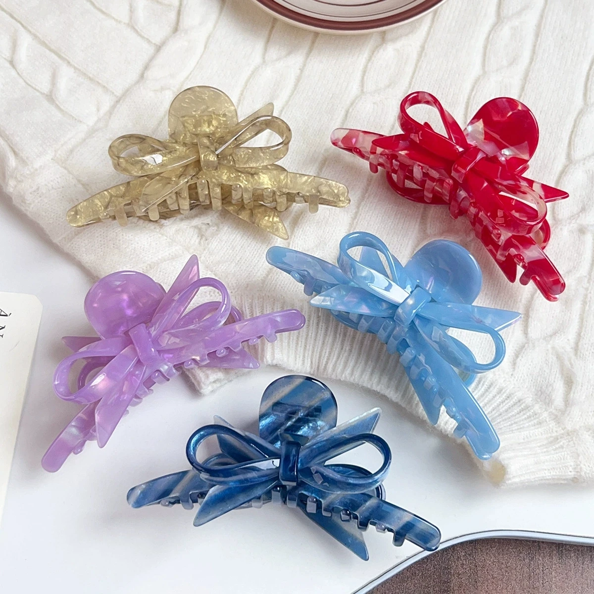 

New Hair Clips 2026 Acetate Shark Clip Elegant Large Hair Claw Clip for Women