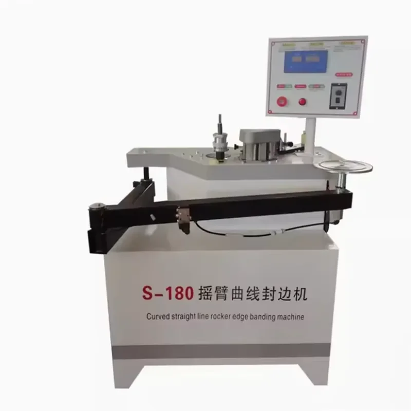 Manual Folding Arm Wood Curve Sealer PVC Edge Banding Machine for Woodworker for Seal Side Curve Straight Line Board