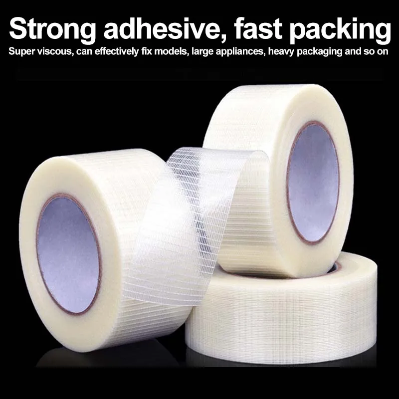 شريط شبكي لاصق من الألياف اللاصقة الشفافة، لزوجة عالية، مقاومة لدرجات الحرارة العالية، شريط قماشي ثابت قوي مانع للتتبع