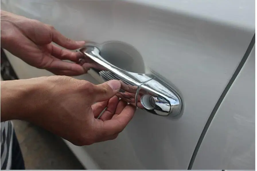 High-quality ABS Chrome Door Handle Cover For Toyota Yaris 2006 2007 2008 2009 2010