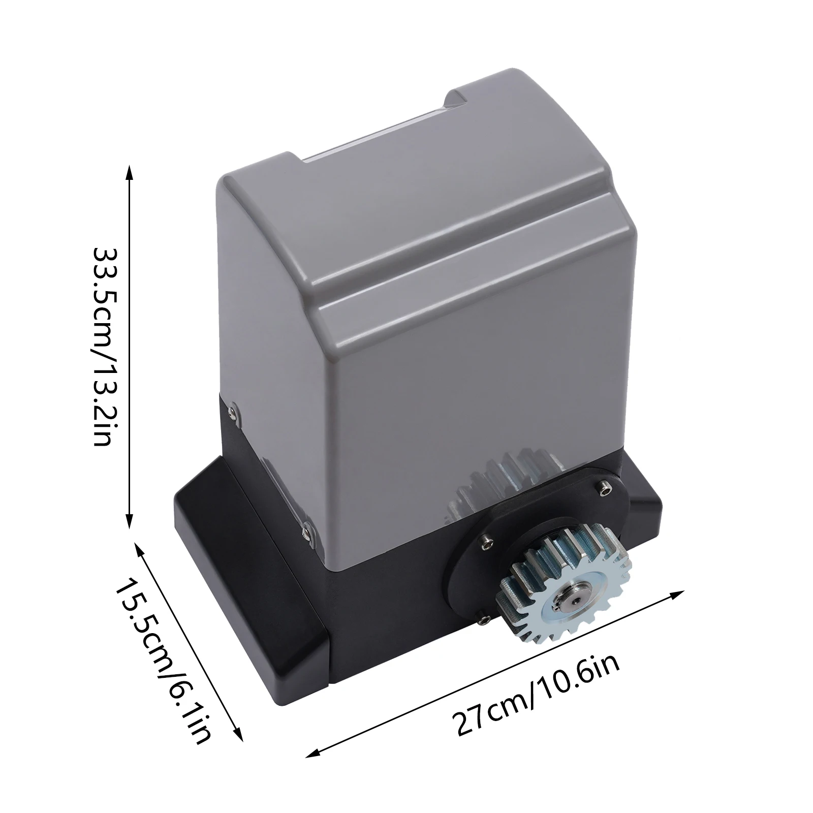 370 W elektrischer automatischer Schiebetoröffner 1322 lbs mit Motor-Fernbedienungssatz 1400 U/min