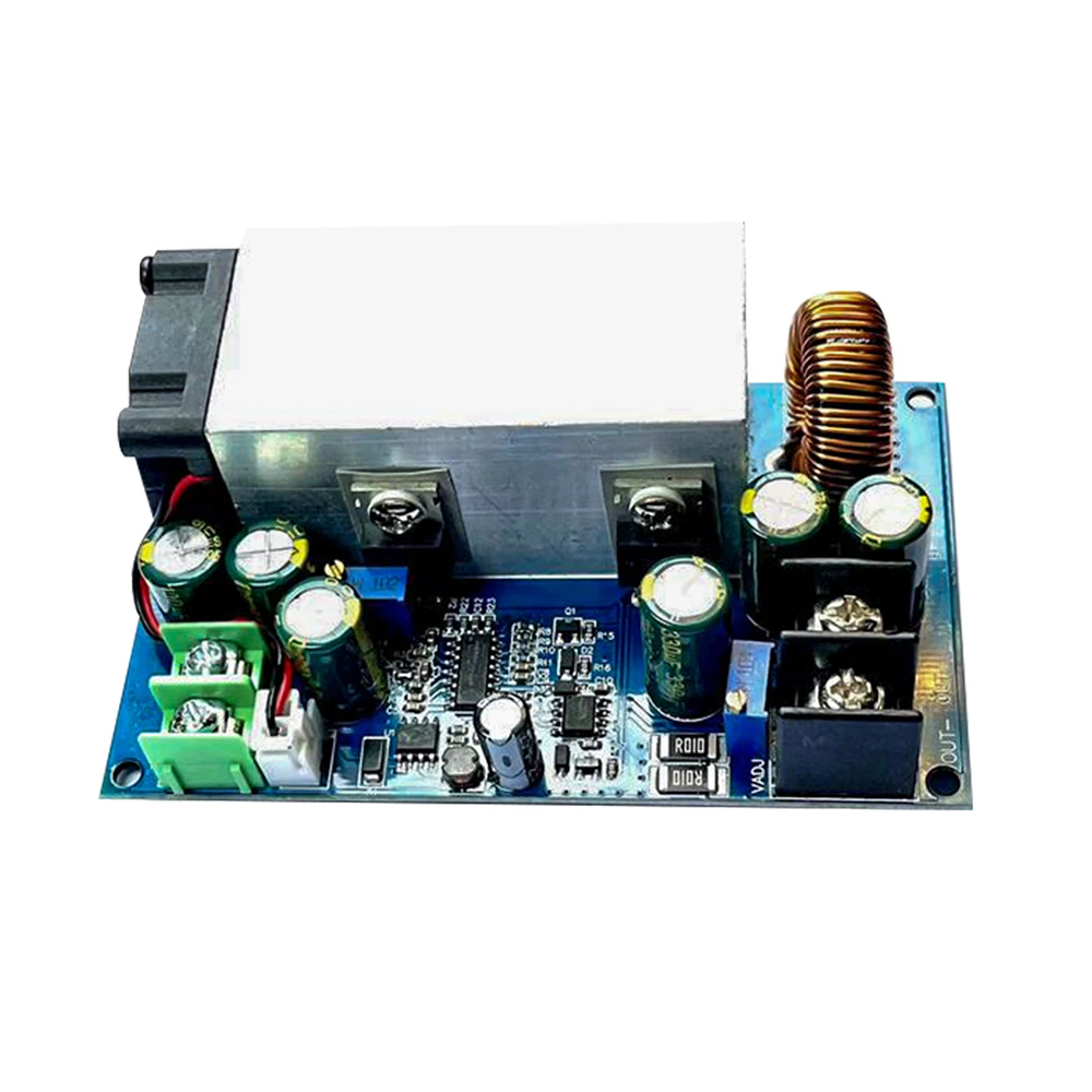 600W 25A DC-DC Buck Converter 12V-75V to 2.5V-60V, Adjustable CC/CV Step-Down Module With Fan For Arduino/Power Supply/DIY