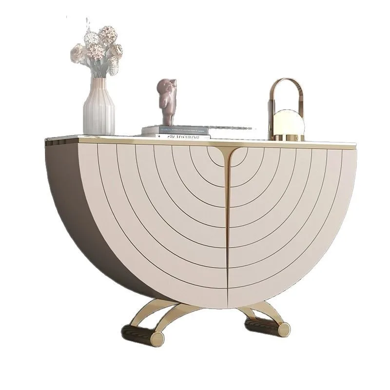 

Light Luxury Modern Entry Entrance Cabinet Minimalist Room Hall Locker Living Room Aisle Table End View Table Balcony Cabinet