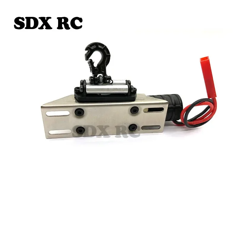 1 Set Aluminum Alloy Metal Winch Traction for 1/10 RC Rock Crawler HSP Redcat HPI  90046 D90 SCX10 TRX-4 1:10 RC Car A025