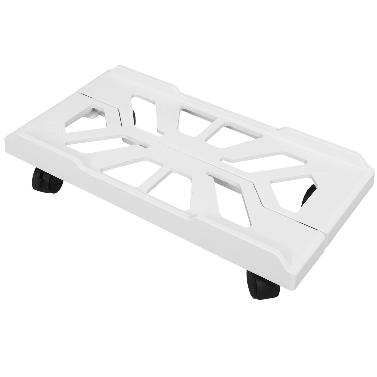 

Computer Host White PC Tower under Desk CPU Stand Mobile Case Floor Stand Adjustable Width Computer Holder Reading Rack