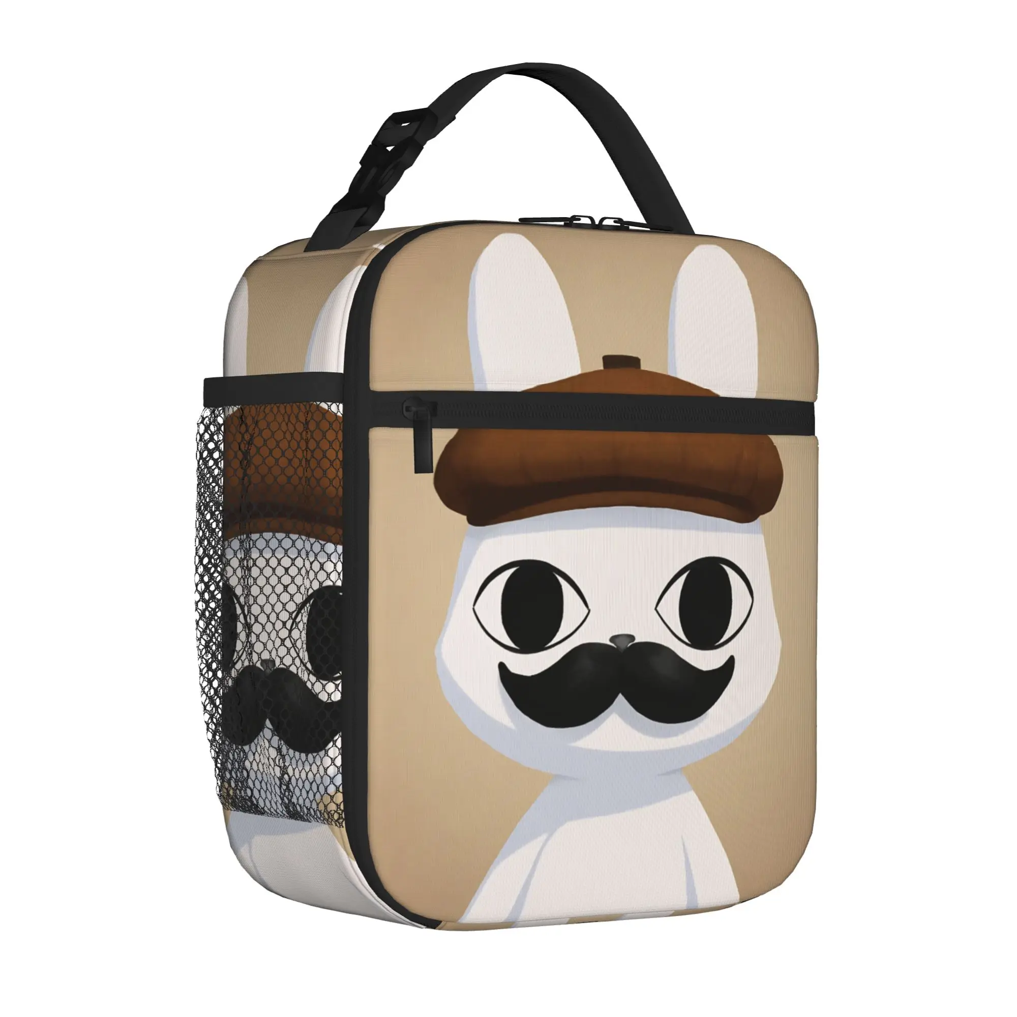 Animals Barney Bunny Hospitals Carry Thermal Cooler Bag Cartoon Game Reusable Insulated Lunch Bags Y2K Container Box For Outdoor