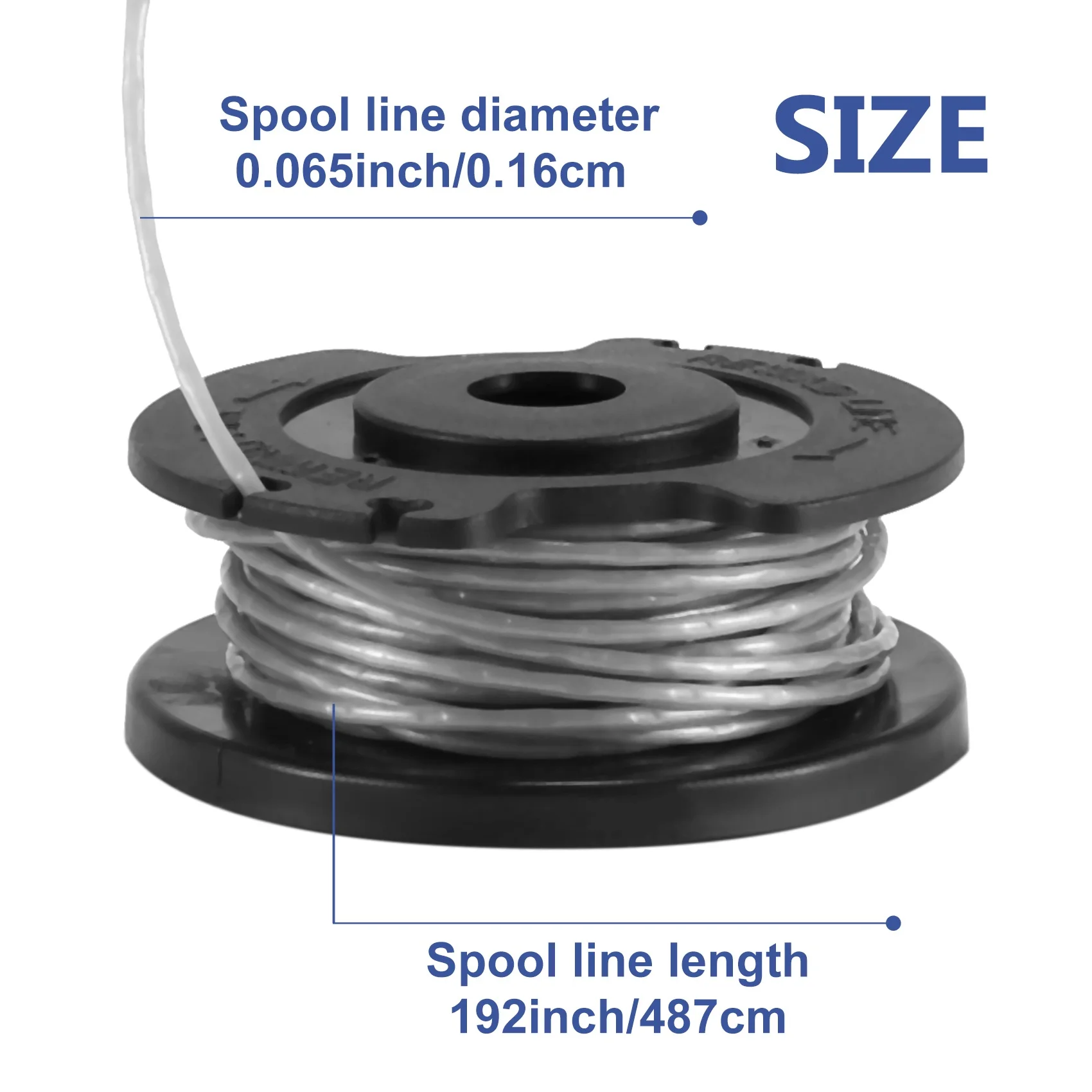 ABRW-8 Pack F016800569 String Trimmer Replacement Spool Line For Easygrasscut 23, 26, 18, 18-230, 18-260, 18-26