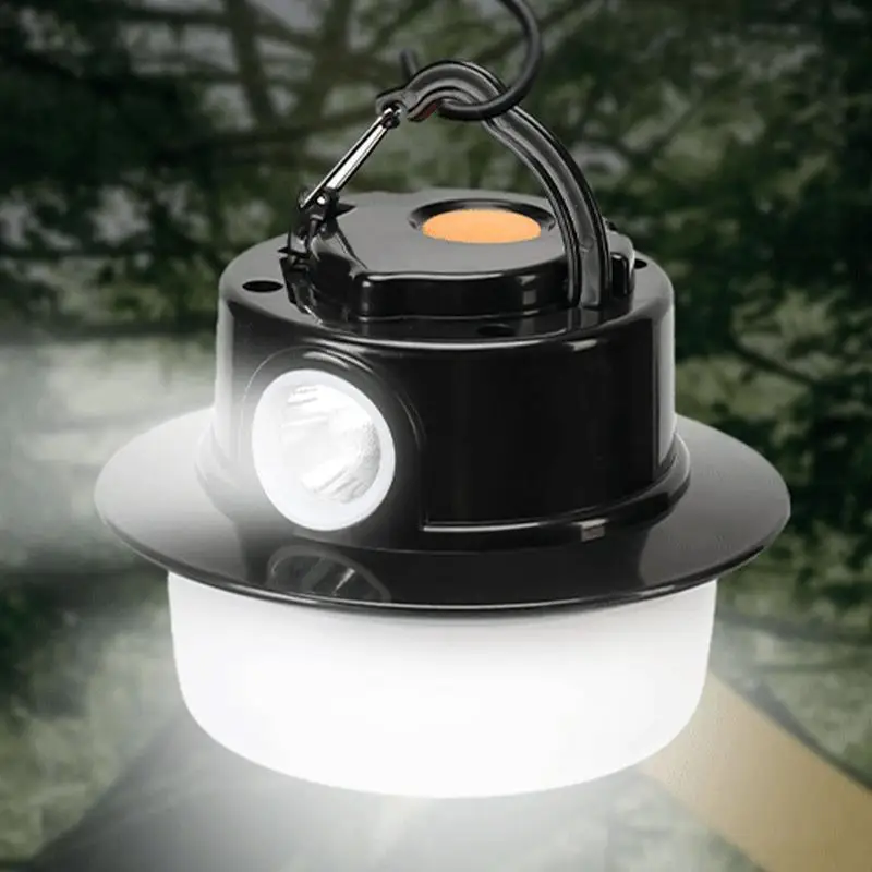 Tent Lamp Rechargeable LED Lantern Waterproof Camping Lamp 3 Lighting Modes Portable Lantern Flashlight For Hiking Outages