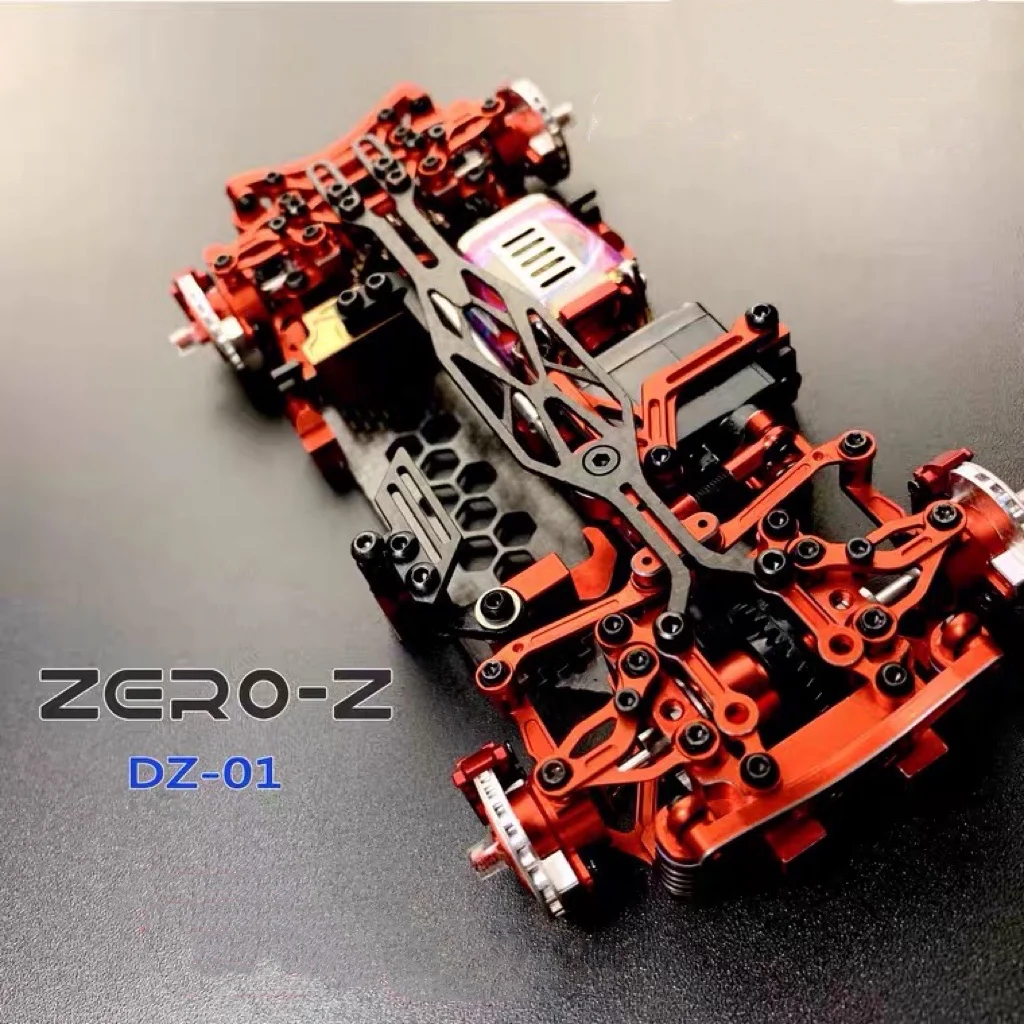 ZERO-Z DZ01 AWD All Metal Drift/Racing 1/28  RC Car Frame  XRX DRZ ATM DriftArt Wltoys K989 K969 Mini-Q Mini-Z Kyosho