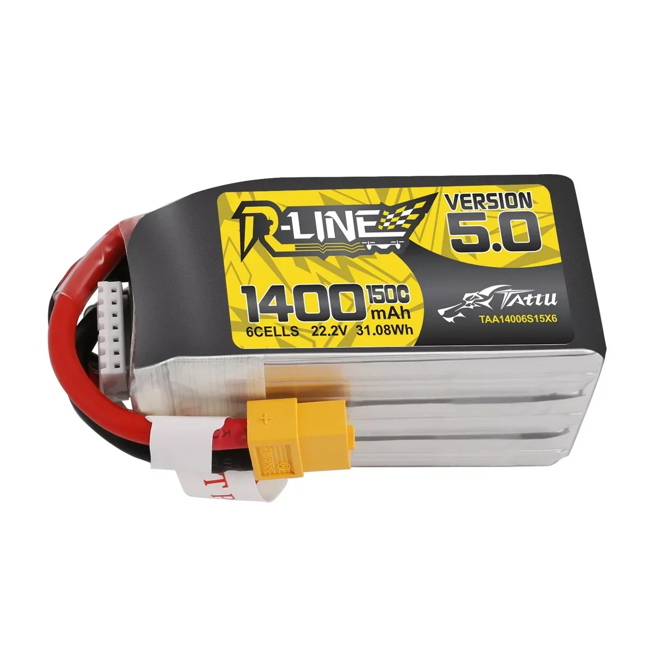 TATTU Lipo Battery R-Line 1200mAh 1400mAh 1550mAh 6S for FPV Drone 150C XT60 Plug RC Power Racing Multirotor Quadcopter Frame