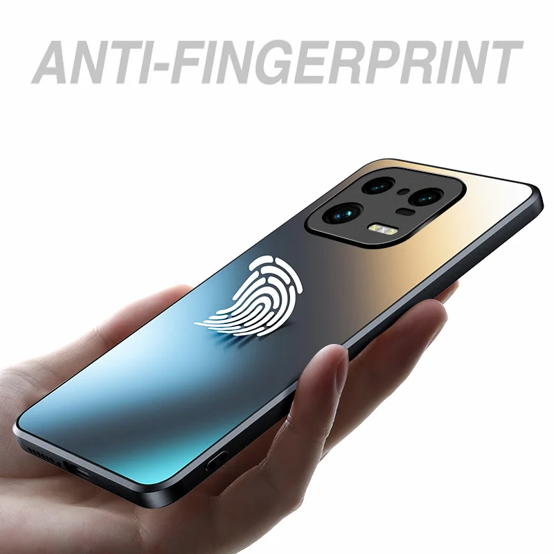 Glitter Shine AG Silicone Hard Case For Xiaomi Mi 14 13 13T 12 x 12T 11 Poco F3 F4 F5 Pro Matte Frosted Protective Celular Cases