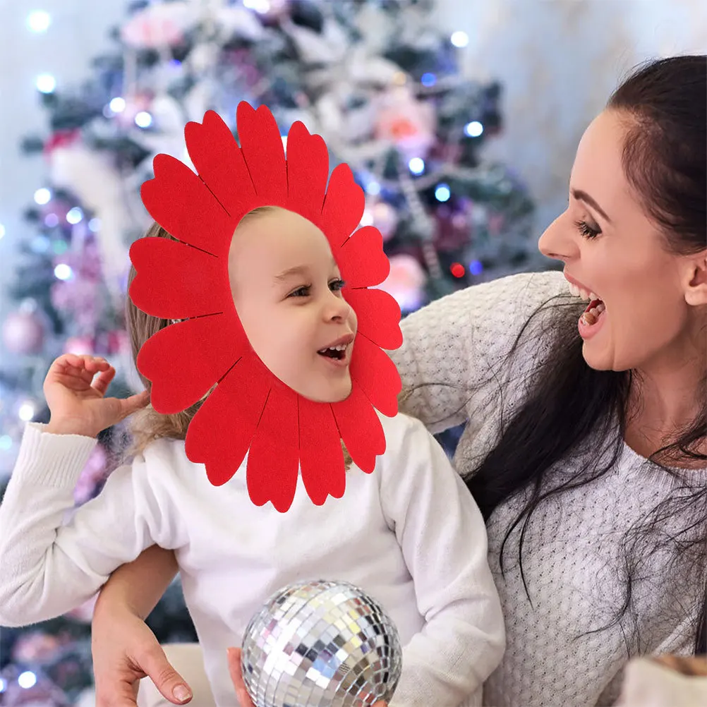 Sonnenblume Kopfbedeckung Hut Blume Kostüm Zubehör Cosplay Party Prop Halloween Tanz Performance Kinder Erwachsene Filz Kopfschmuck