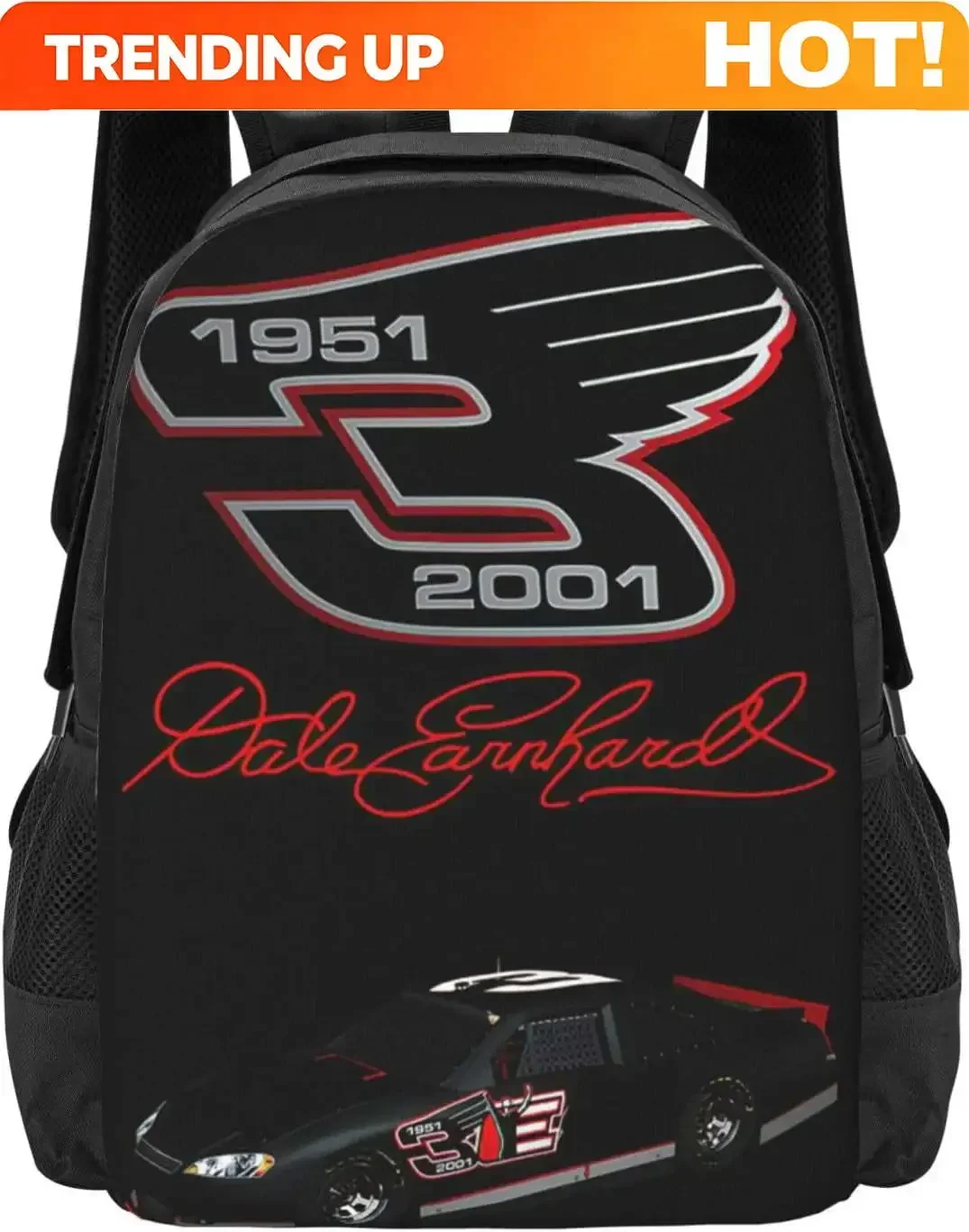 Custom Bag Dale Car Earnhardt Unisex Fitness Bag,Backpack For Mountaineering Portable Work Backpack Computer Bag For Men And Wom