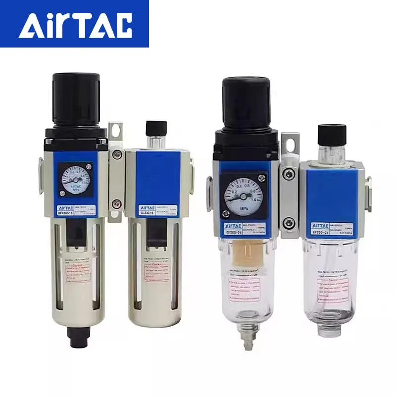 AirTAC Original Air Source Processor Oil-water Separation Filter GFC200-08 GFC300-10 GFC400-15 GFC600-25