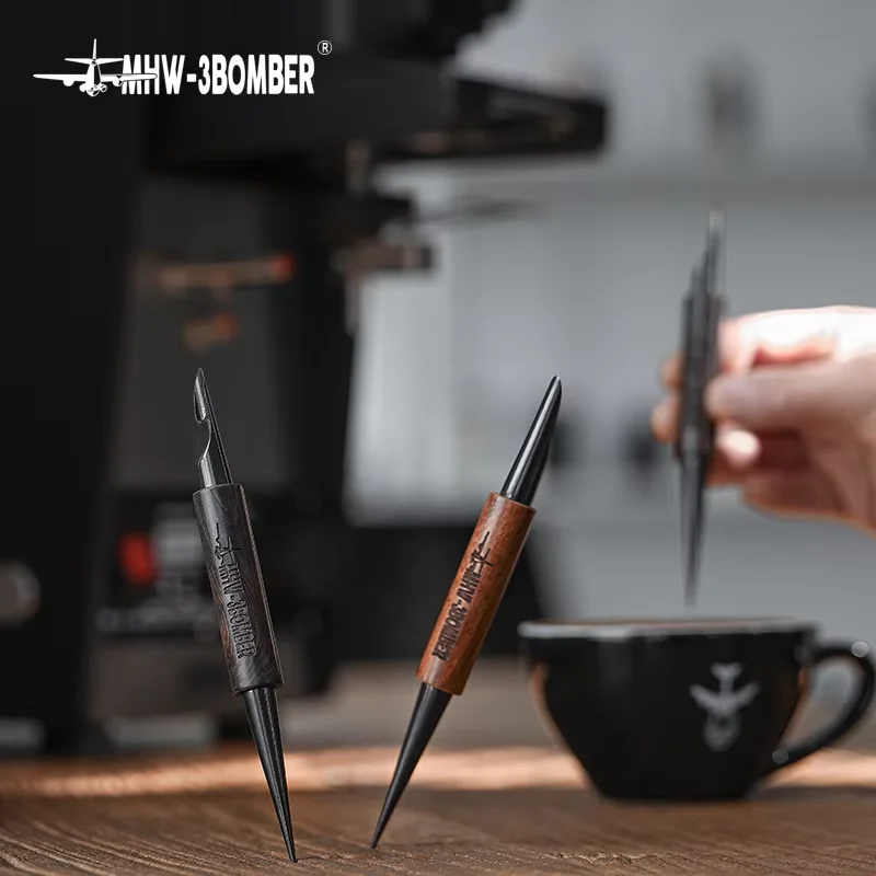 MHW-3BOMBER Coffee Latte Art Pens Vintage Espresso Cappuccino Pen Artistic Coffee Fancy Stitch Cafe Bar Accessories Barista Tool