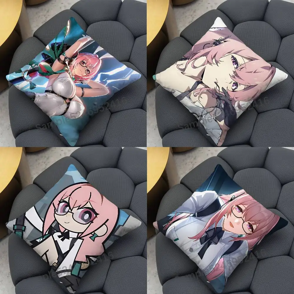 

Yanagi Tsukishiro ZZZ Square Cushion Pillow Case Sofa Bedroom/Living Room Backrest Multiple Sizes Washable Covers