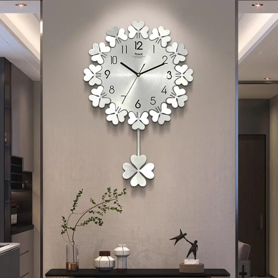 Living Room Wall Clock Home Decor Hand Gift Unique Number Wall Clock Elegant Round Gold Modern Fashion Designer Zegar Room Decor