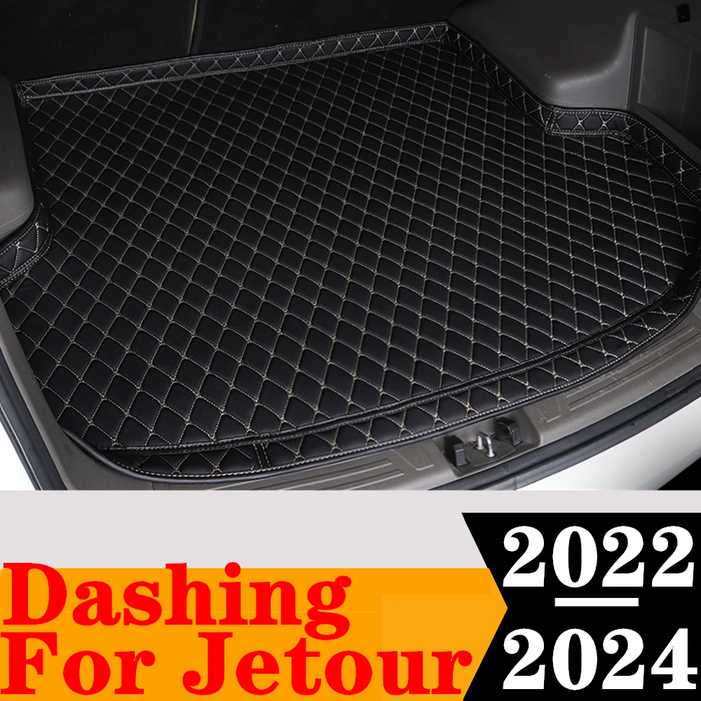 

Высокосторонний коврик в багажник автомобиля для Jetour Dashing 2024 2023 2022 XPE, задний багажник, защитный коврик для багажника, аксессуары для багажника