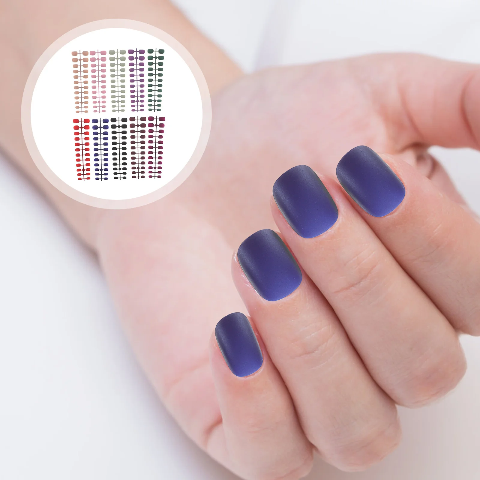 

240 шт., набор накладных ногтей, элегантные яркие цвета, накладные ногти, короткие съемные накладные ногти, советы по дизайну ногтей для свадьбы, выпускного вечера, сделай сам