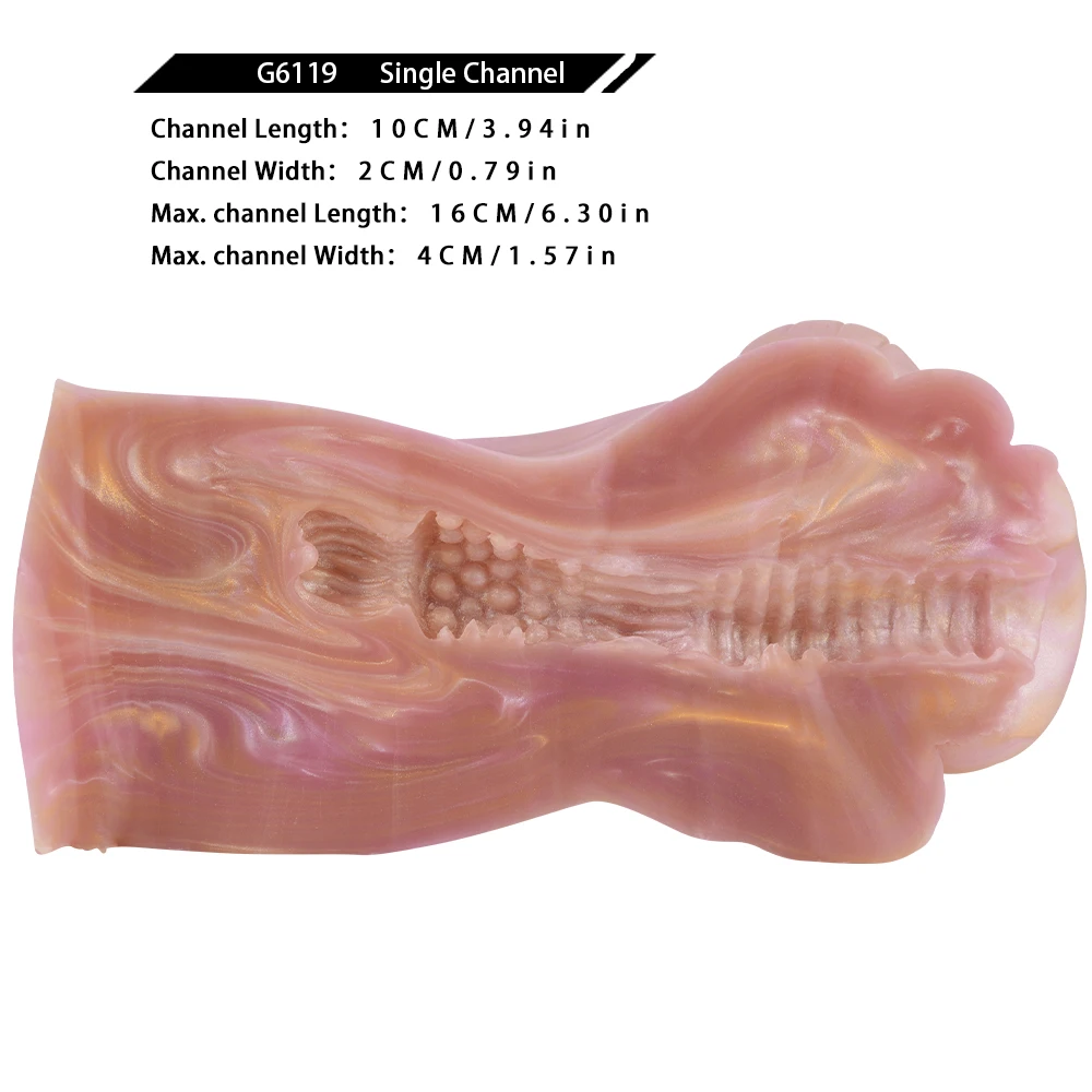 GEEBA Fantasy Male Masturbator Cup Silicone Onahole Artificial Vagina Realilistic Animal Pocket Pussy Stroker Adult 18+ Sex Toys 6
