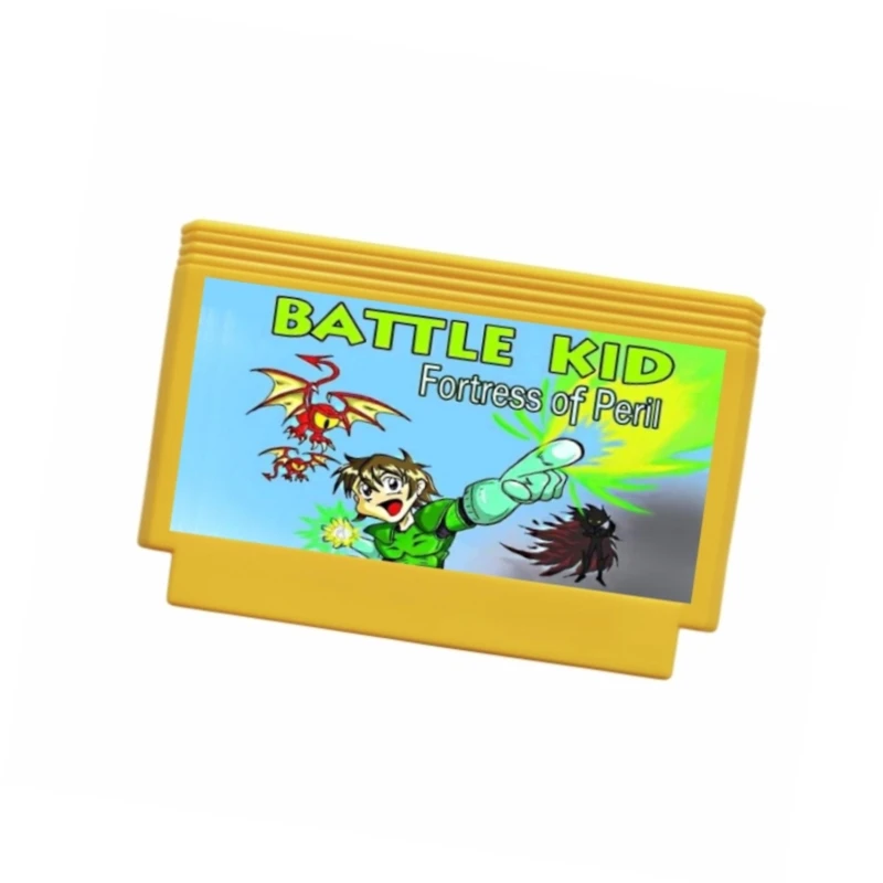 خرطوشة لعبة Battle Kid 1 Fortress of Peril لوحدة التحكم FC / NES 60Pins / 72Pins بطاقة ألعاب الفيديو