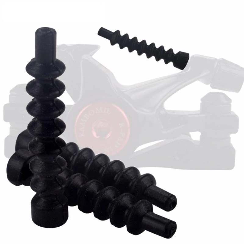 Q39E 4lots Bicycles Brake Cable Tail Caps End Protectors Cover Cycling Bike Accessory for Protecting Brake Line
