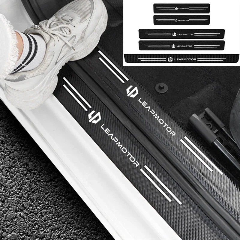 4/5/9 Pcs Auto Door Threshold Anti Scratch Protector Sticker Guard Strip Set for Leapmotor T03 C10 C11 C16 C01 B10 B01