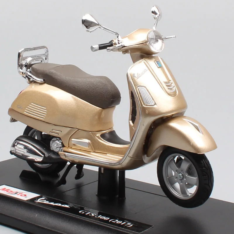 Maisto 1/18 Piaggio Vespa Scooter 98 PK 125 GTR P150X 300 MP5 Primavera GTS 125CC 150CC 946 Motorcycle Diecast Toy Model Bike