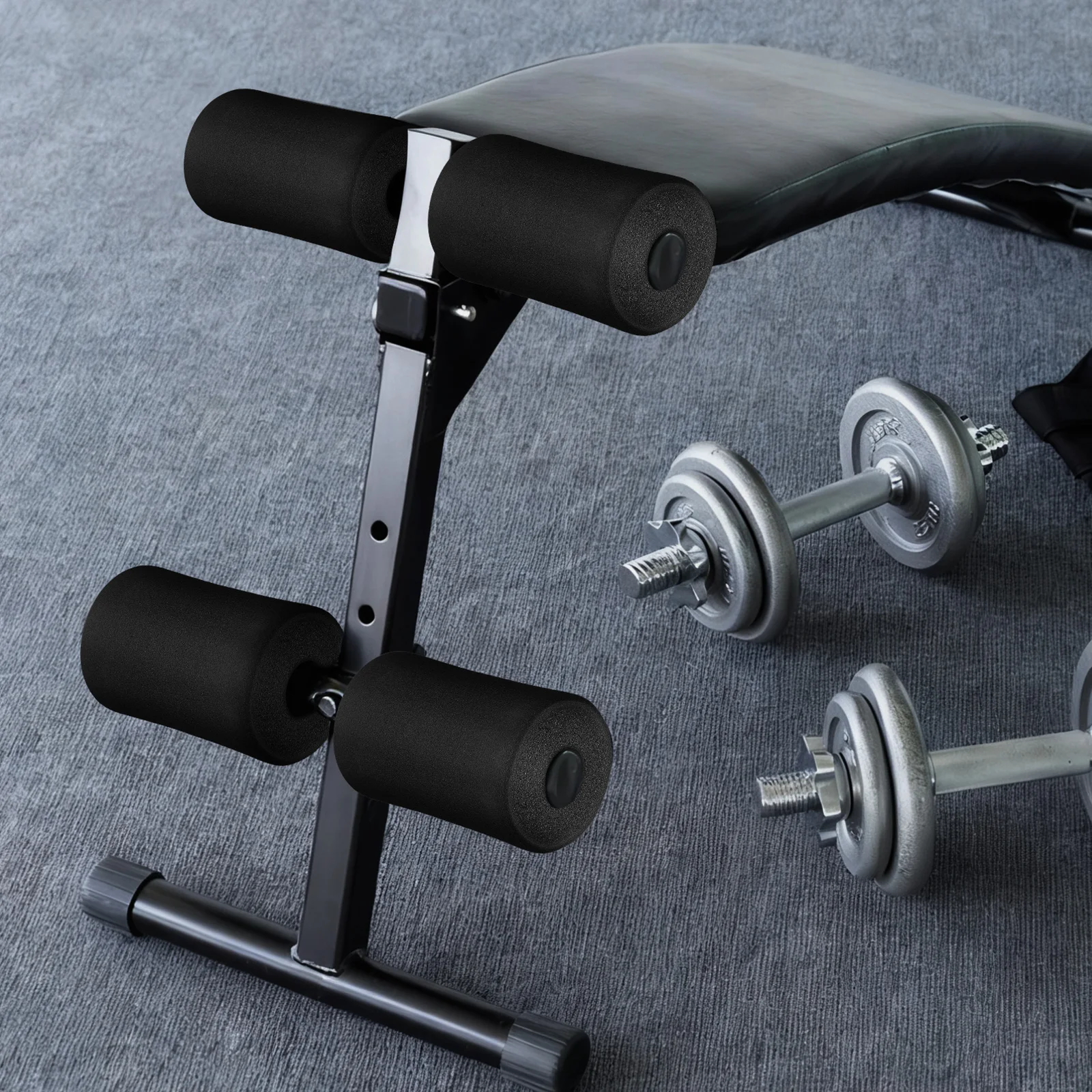 

10pcs Foam Fitness Equipment Cover Sponge Pads For Ab Training Machine Leg Extension Support Gym Exercise Roller Replacement