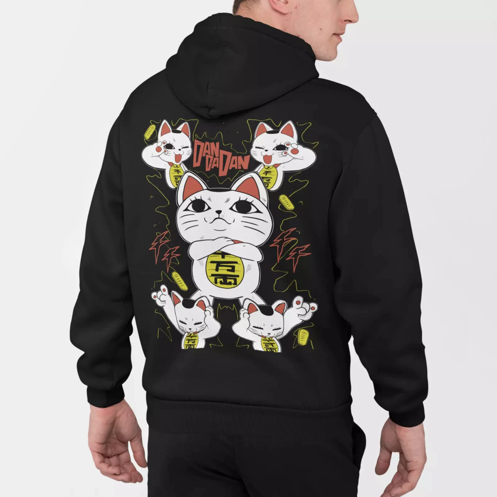 

Dandadan Cat Turbo-Granny Cute Anime Manga Cat Costume Pullover Hoodie All Size Limited Edition Collection