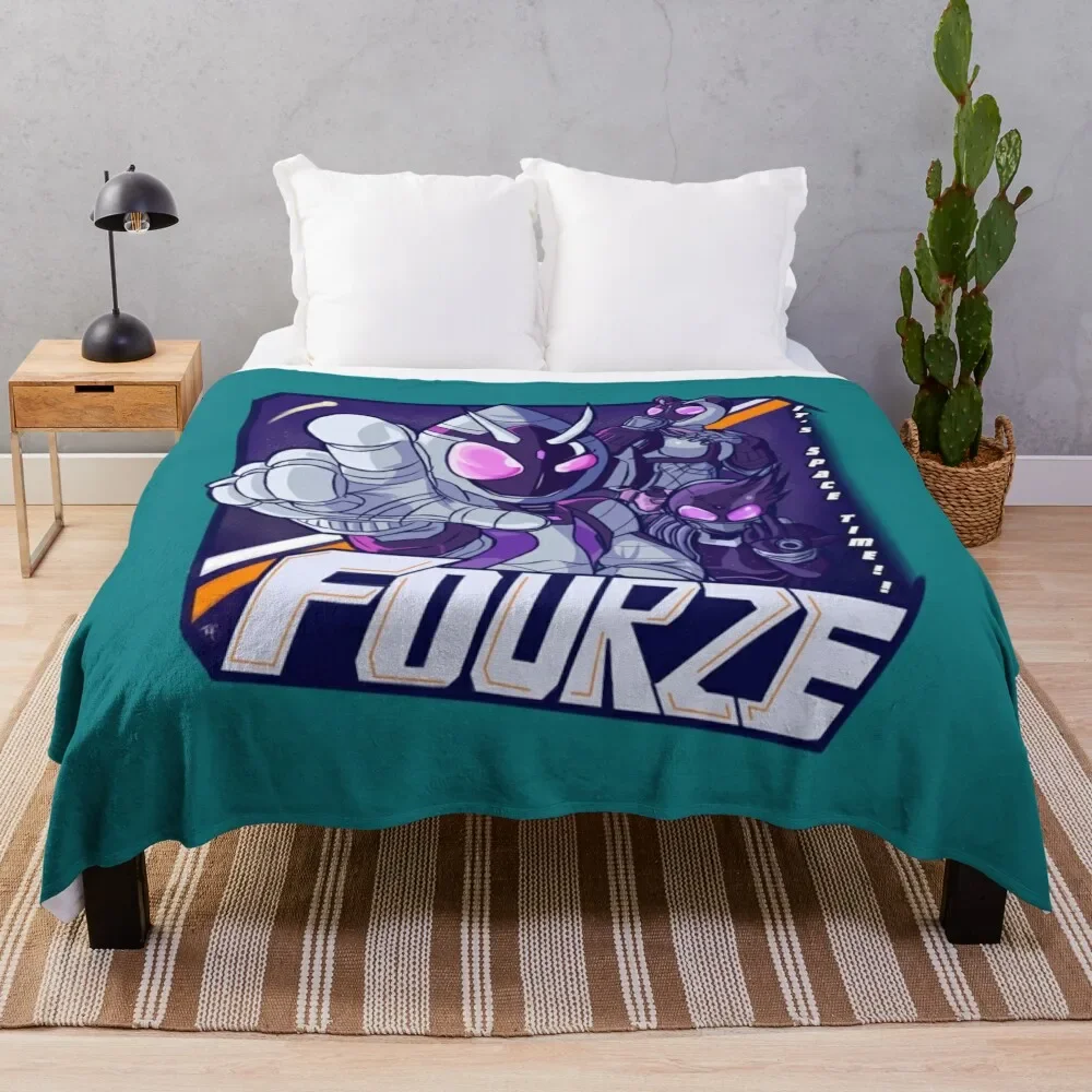 

Grab onto Space ! ! [ Kamen Rider Fourze ] Throw Blanket Lightweight Cozy Blanket for Bed Sofa