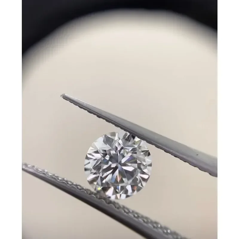 Ruihe Round Shape 1ct E VVS1-VVS2 Lab Grown Diamond IGI Certificate HPHT Loose Diamonds for Earrings Ring Jewelry Making