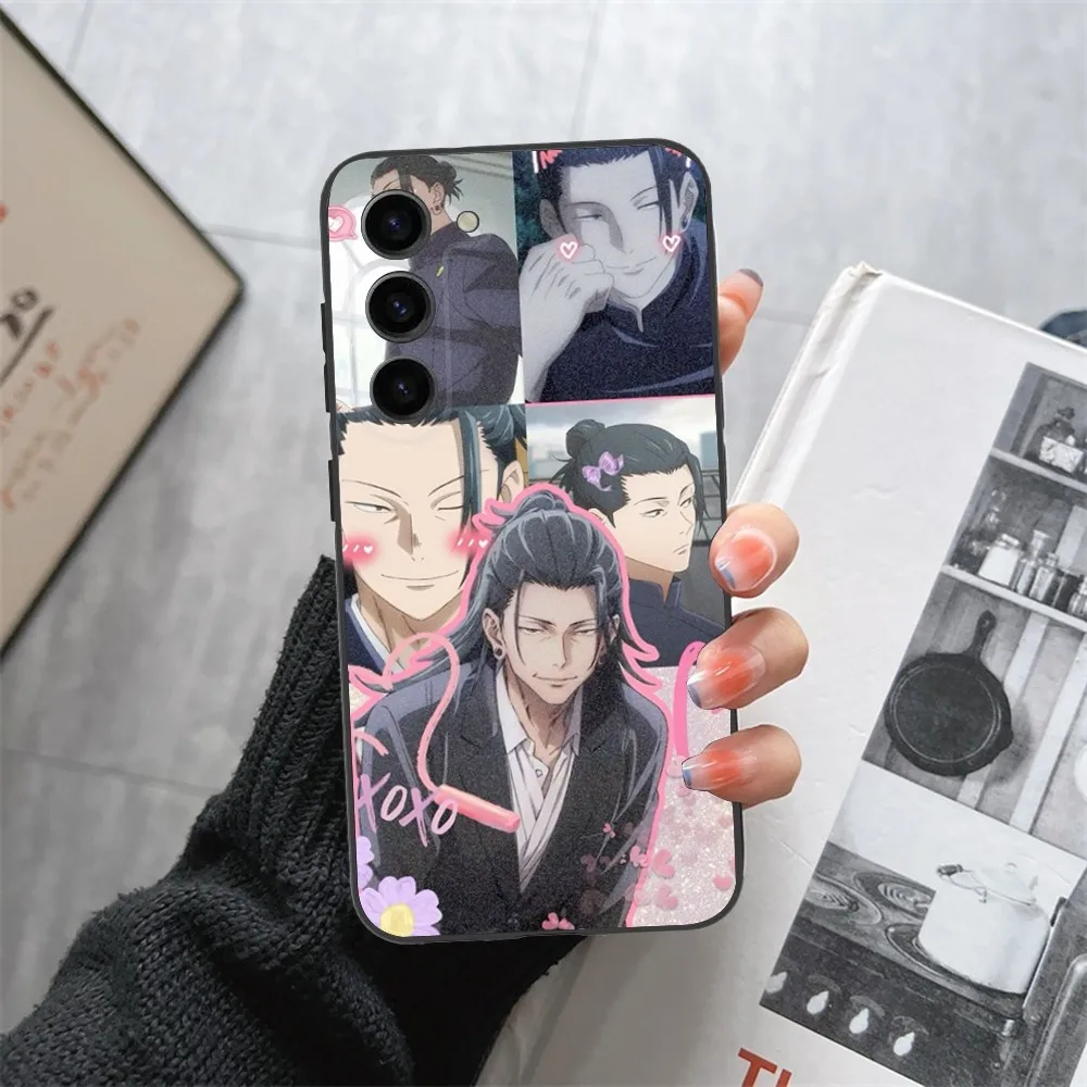 J-JujutsuS K-Kaisen Geto Suguru Phone Case For Samsung Galaxy A13,21s,22,31,32,52,53,71,80,91 Black Soft Cover