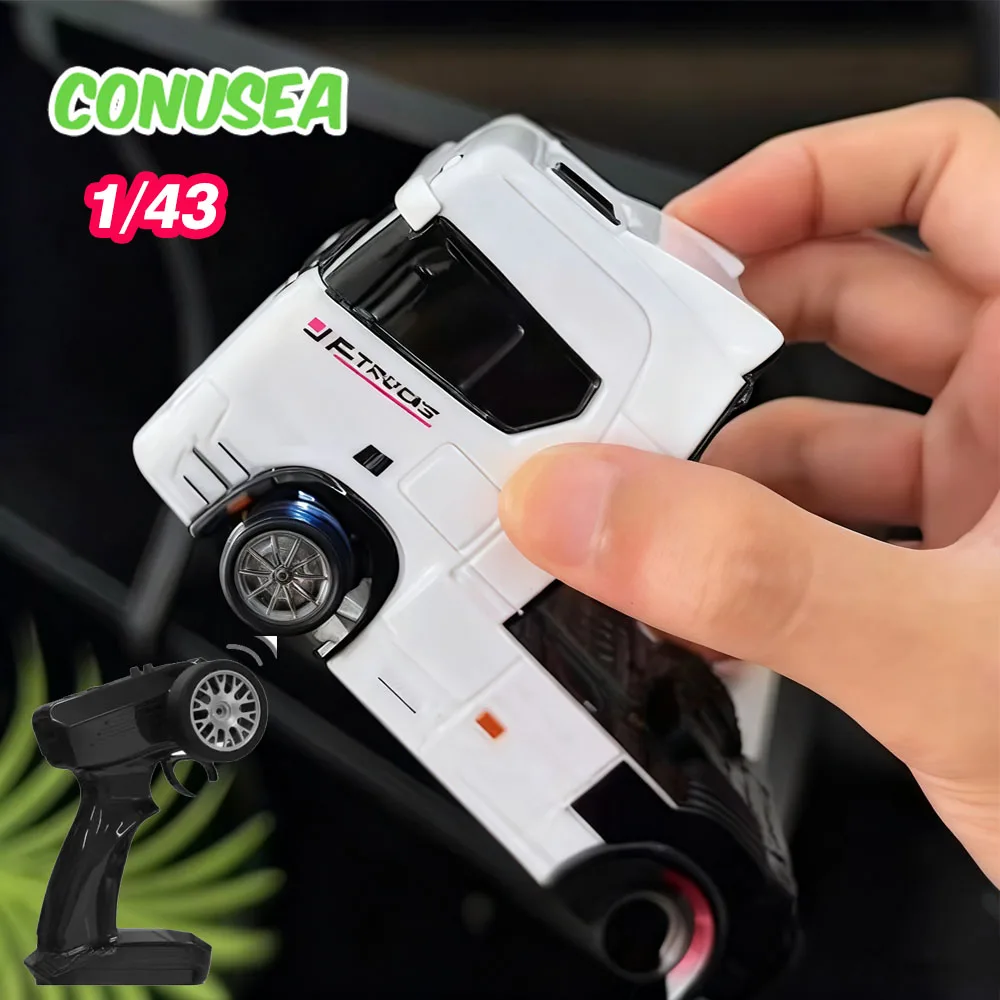 

1/43 Mini Drift Truck Dump Trucks 2.4G Radio controll Desktop Racing Stunt Car Engineering Vehicles Toys for Boys Christmas Gift